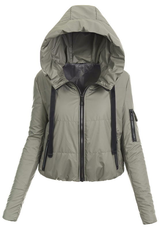 Wiosenna Parka Damska Zielona B8246