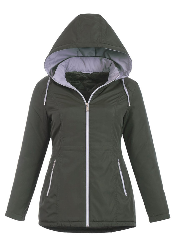 Kurtka Damska Wiosenna Khaki B2660