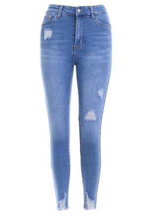 Spodnie Damskie Jeansowe Niebieskie DH992